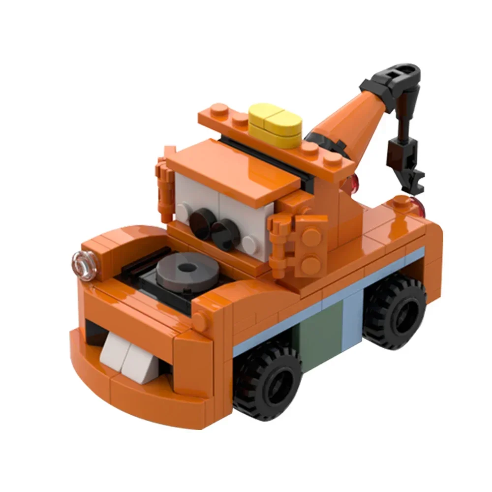 

Gobricks MOC Mater (Cars) Model Racing Car Building Blocks DIY Bricks Education Toys For Children's Car Birthday Gift Juguetes