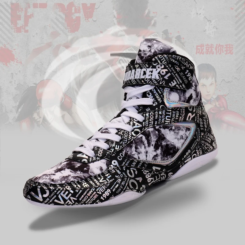 Men Wrestling Shoes Professional Fighting Women Lightweight Outdoor Boxing Boots Equipment Training Anti Slip Wrestling Boots