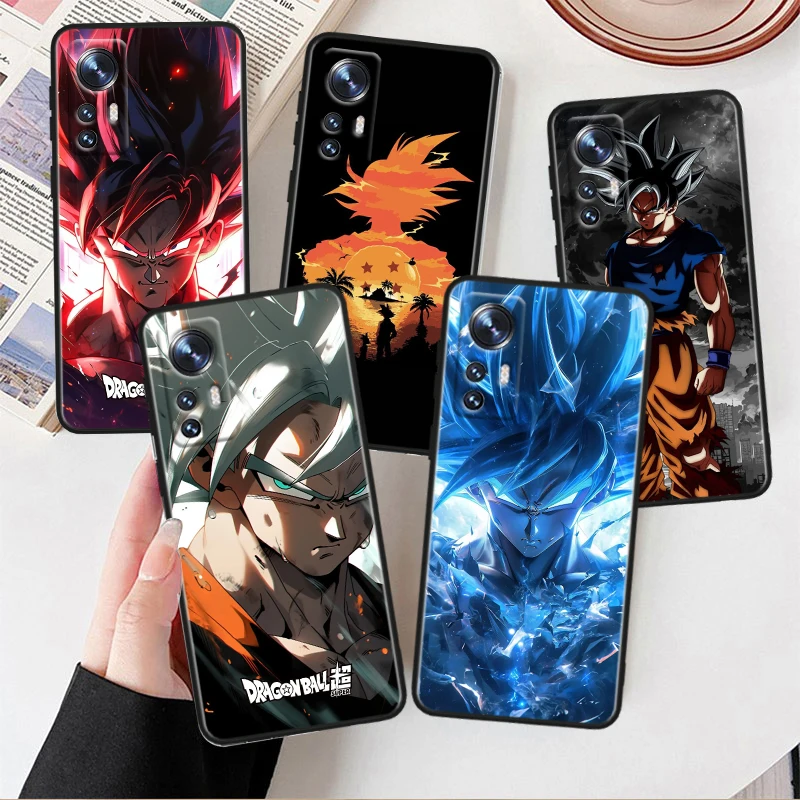 Anime Dragons Balls Per Xiaomi Mi 13 12T 12S 12X 11I 11X 11T Play Hypercharge Lite Ultra Pro Custodia Morbida Nera Per Telefono