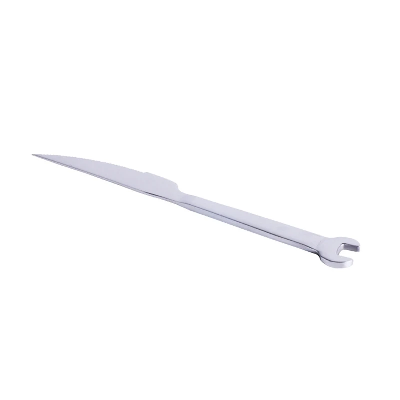 Fruit Fork Expandable Fork Silicone Cooking Fork Silicone Fork Silverware Set Portable Cutlery 1PCS Wrench Shape Tableware Fork Spoon Gift Fruit Dessrt Salad Forks Home Kitchen Stainless Steel Cutlery