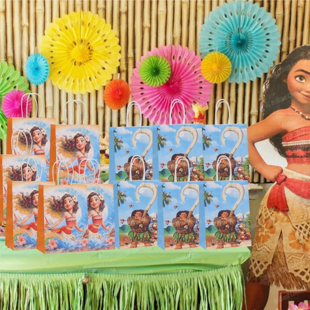 Disney Moana Gift Bags 6/12Pcs candy gift bags,gift bags