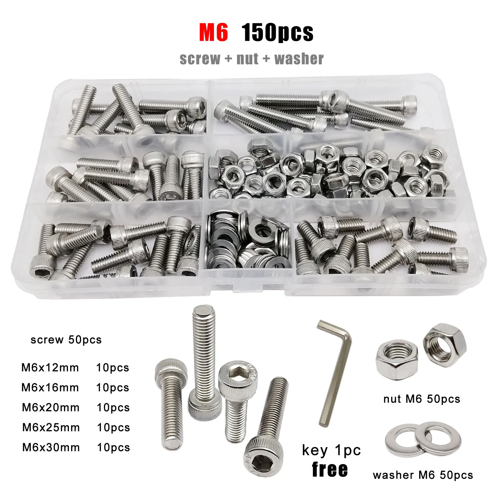 M6 150pcs