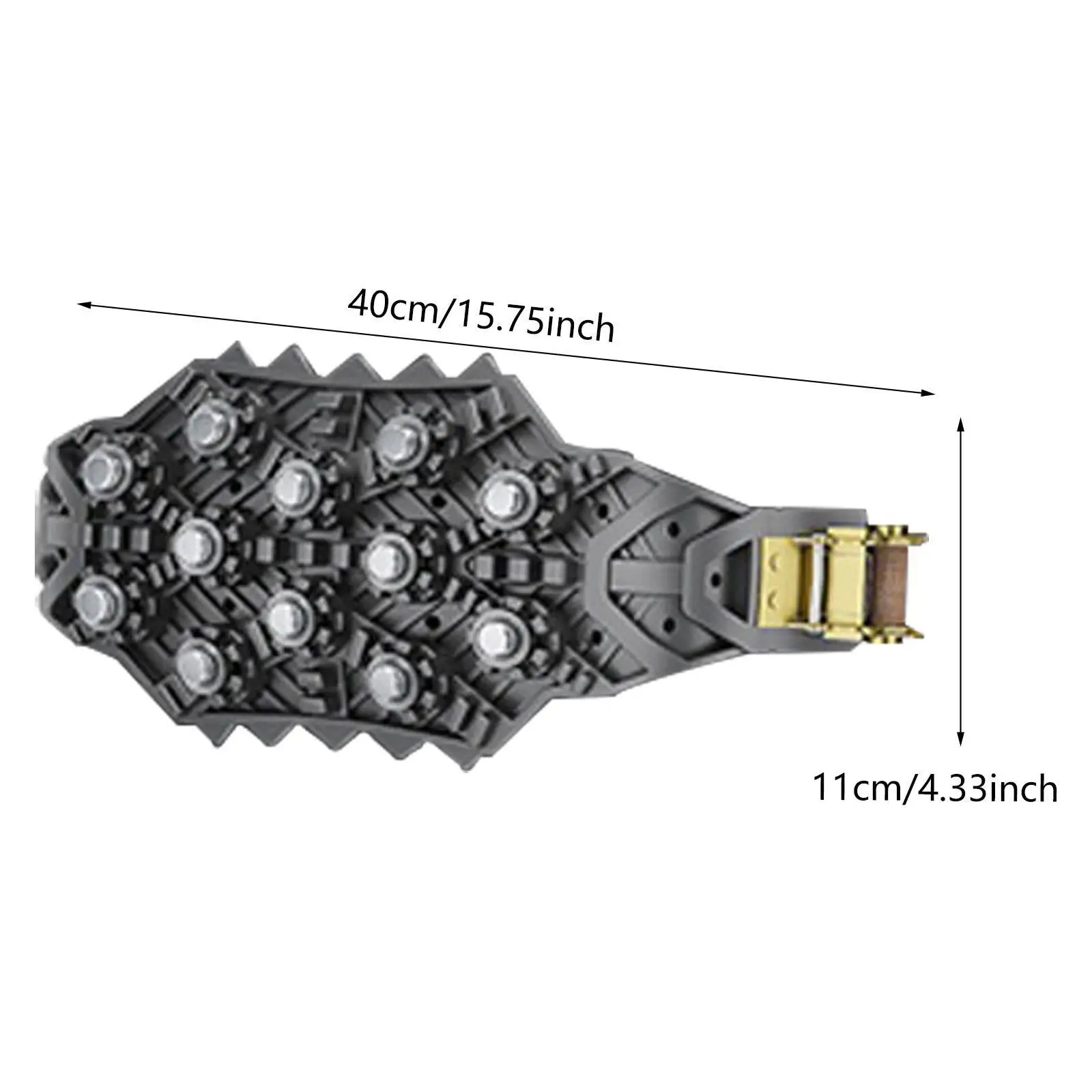 Car Snow Chain Anti Skid Chain Cycling Accessory Snow Grips Emergency Tire