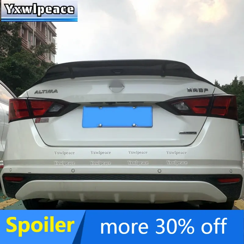 

R Style ABS Plastic Rear Trunk Lip Spoiler Wings Car Accessories for Nissan Teana Altima 2019 2020 2021 2022