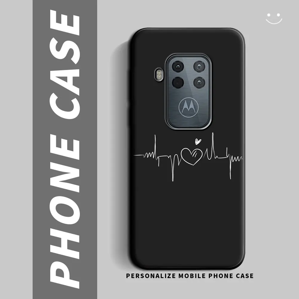 Shockproof Silicone TPU Phone Case - Durable Back Cover for Motorola Moto One Series