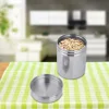 Stainless Steel Sealed Storage Jar Portable Airtight Food Storage Container Canister For Coffee Beans Flour Cereal Suga 5