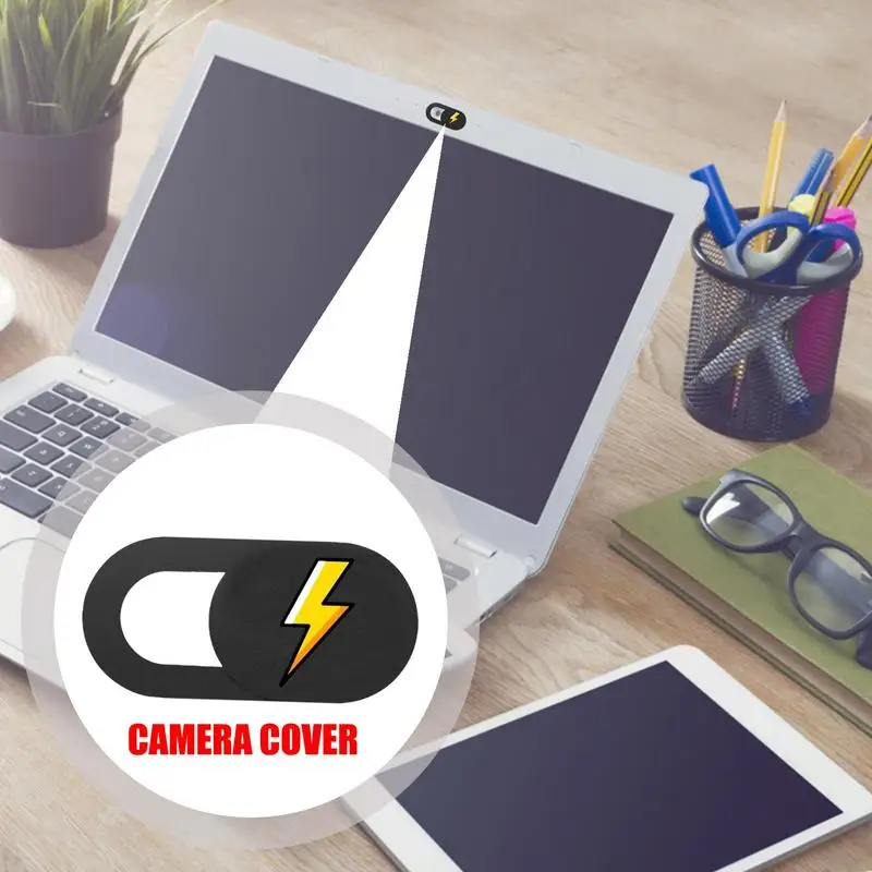 Privacy Sticker Webcam Cover Shutter - Magnetic Slider