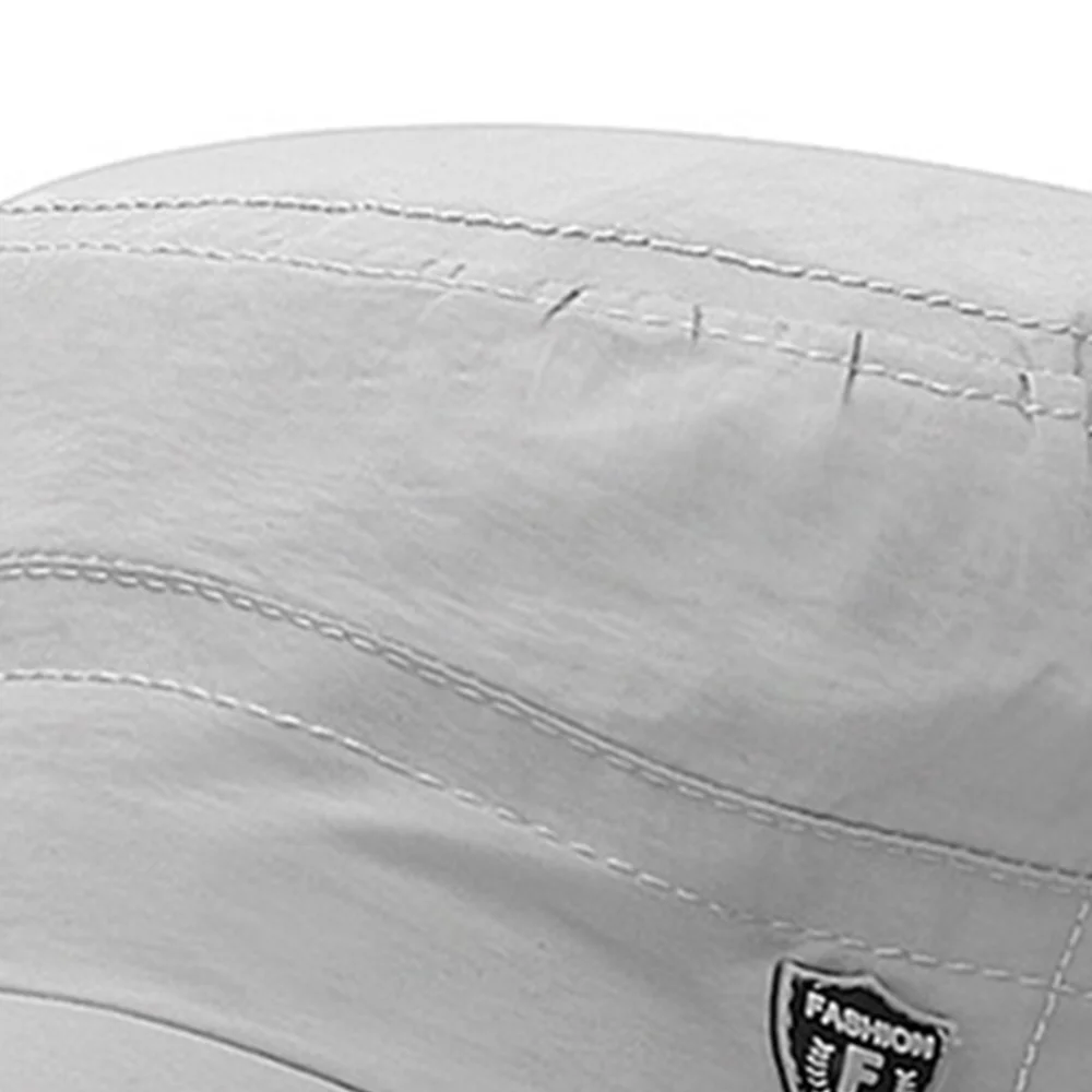 Sb8876f4b89da451eb5d5627e408bd5b7B Quick Dry Military Hats Unisex Summer Flat Top Hat Women Outdoor Army Cap Men Adjustable Baseball Caps Mesh Hat Trucker Cap Mallzona