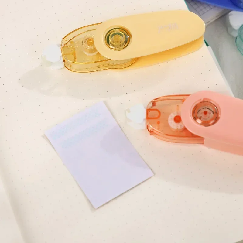 카와이 휴대용 마카롱 접착제 로터리 디스펜싱, 다이나믹 고밀도 도트 접착제 디자인, 창의적인 DIY 학생 문구, 5mm * 3m