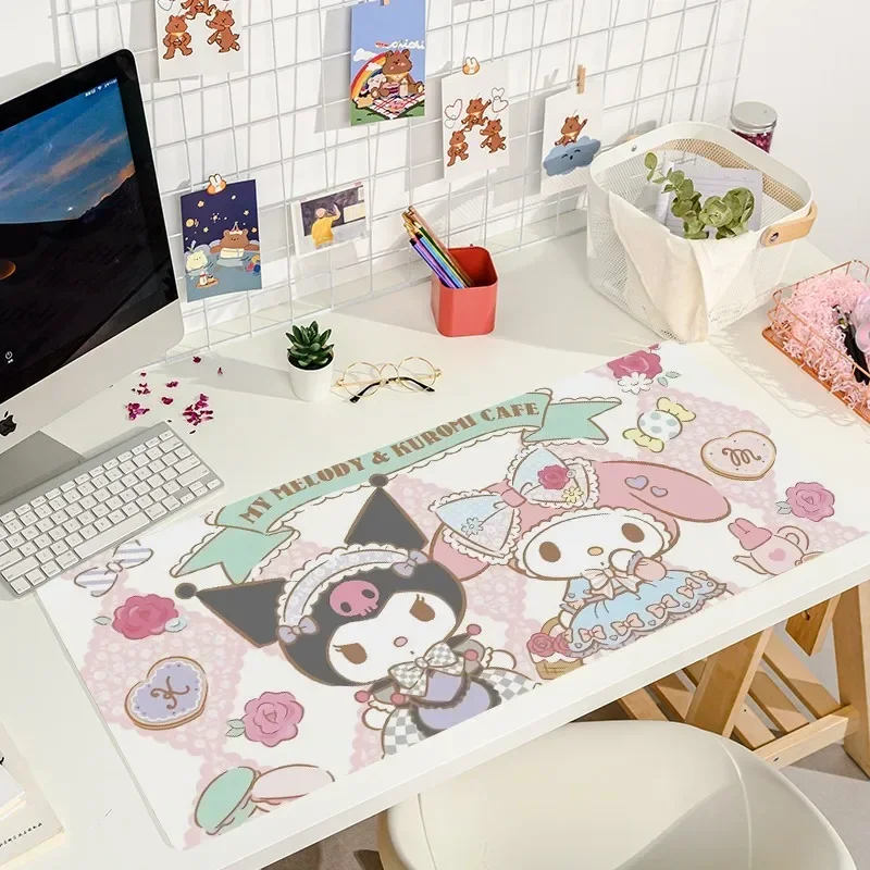 Kuromies Gaming Mouse Pad Gamer pc Acessórios Antiderrapante Mat Deskmat Mausepad Mousepad Mats Teclado Cabinet Mause Laptops Pads - Imagem 4