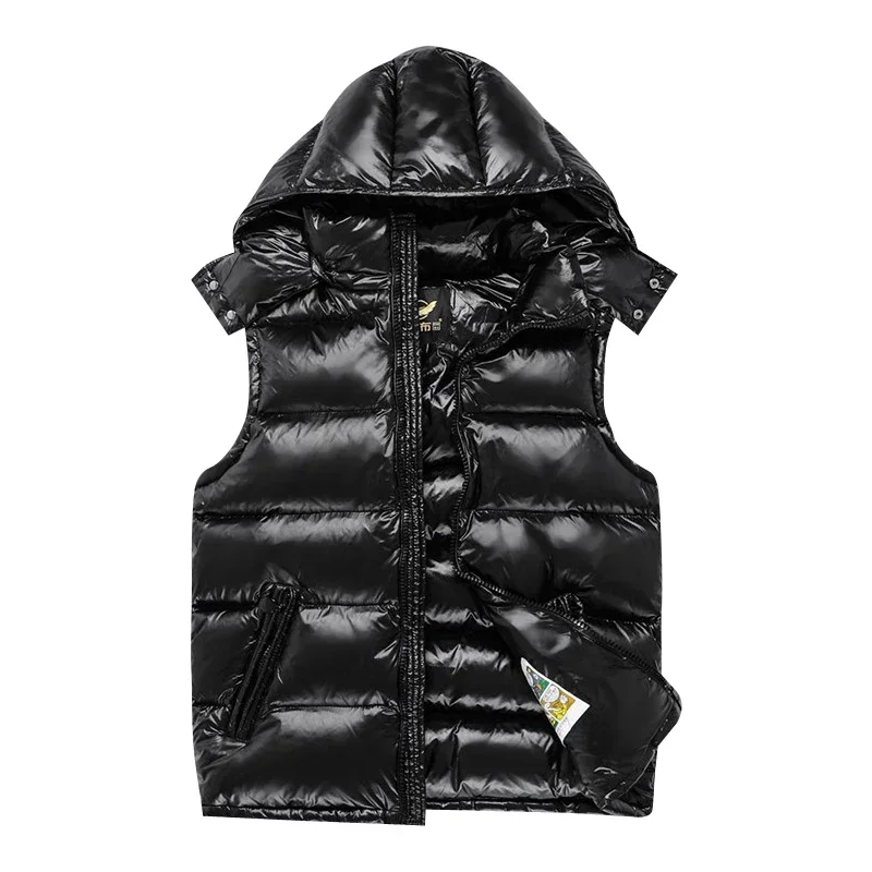 Tcyeek Down Vest Men Winter Jackets for Couple Clothes 2021 Fall New Thickened Down Vest Men's and Women's Outerwear Chaqueta 5