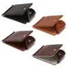 High Quality Multifunctional PU Leather Short Wallets Male Fashion Vintage Purse Hasp Coin Pouch Cards Holder Money Clips 1
