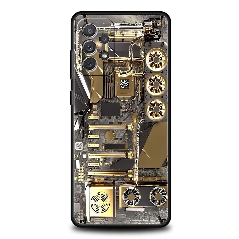 Inside Motherboard Circuit Design Phone Case