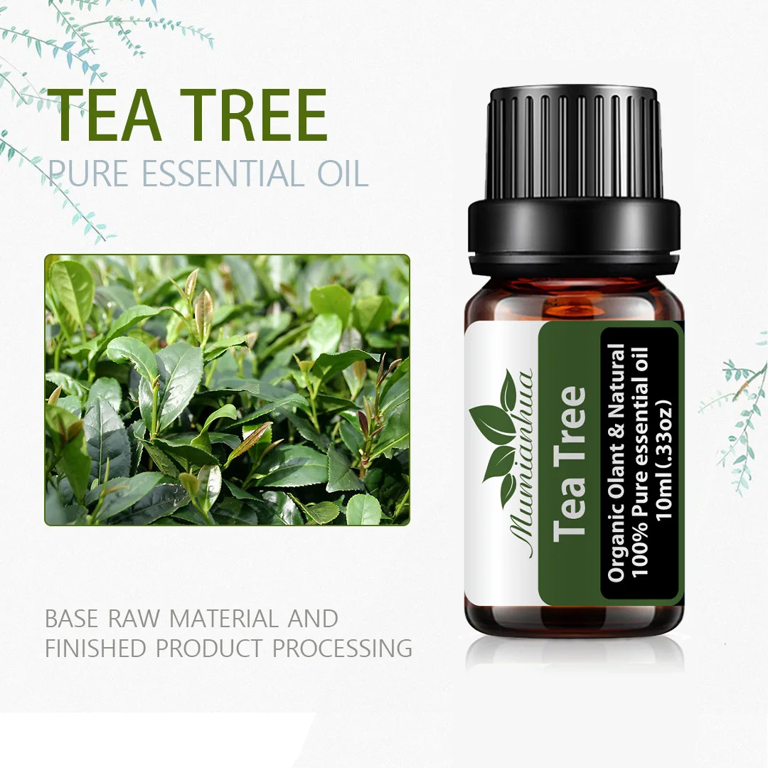 Pure Tea Tree Oil For Aromatherapy -Tea Tree Essential Oil for Skin, Hair, Face, Acne Care, Dandruff Undiluted Therapeutic Grade