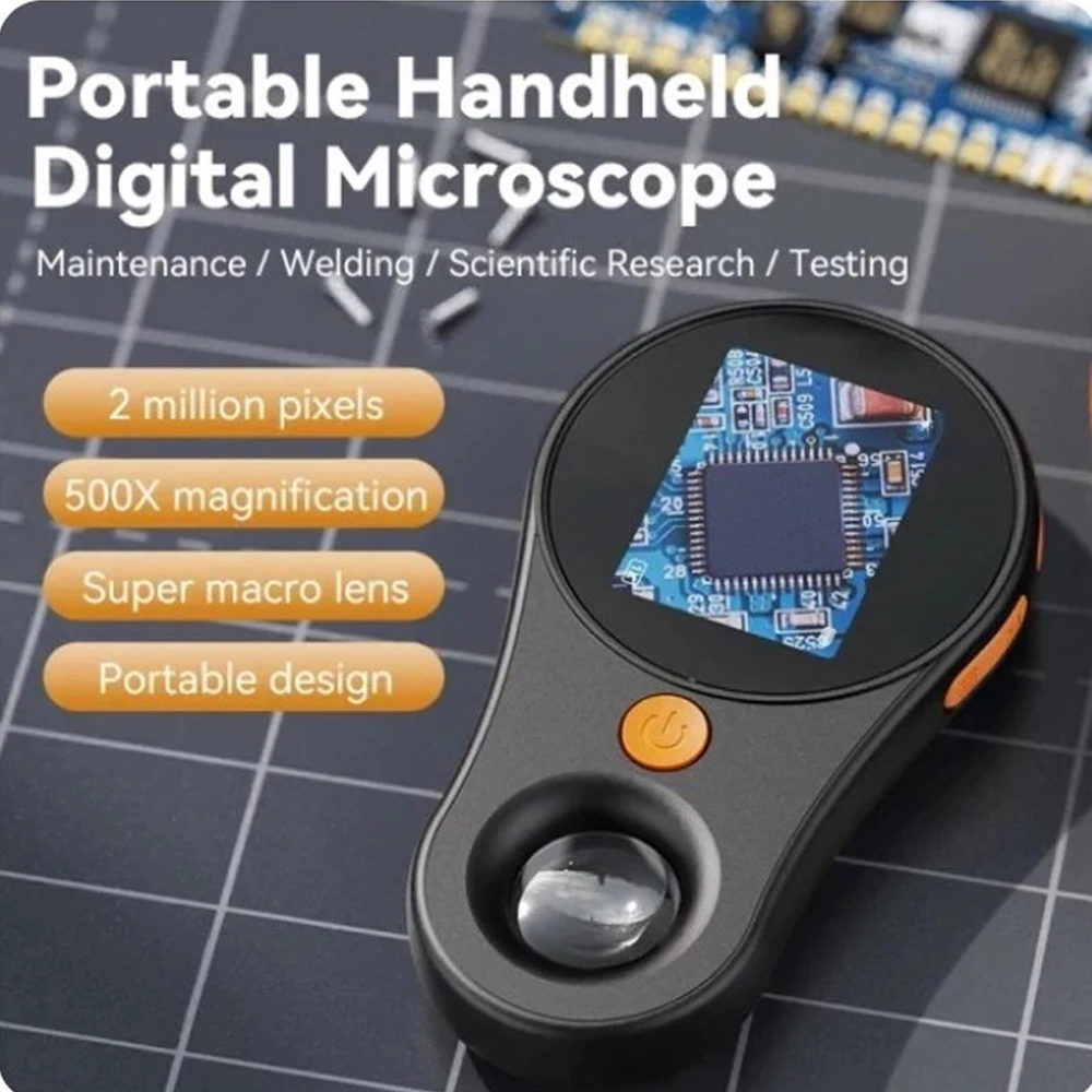 Handheld Digital Microscope 1080P Video Coin Magnifier