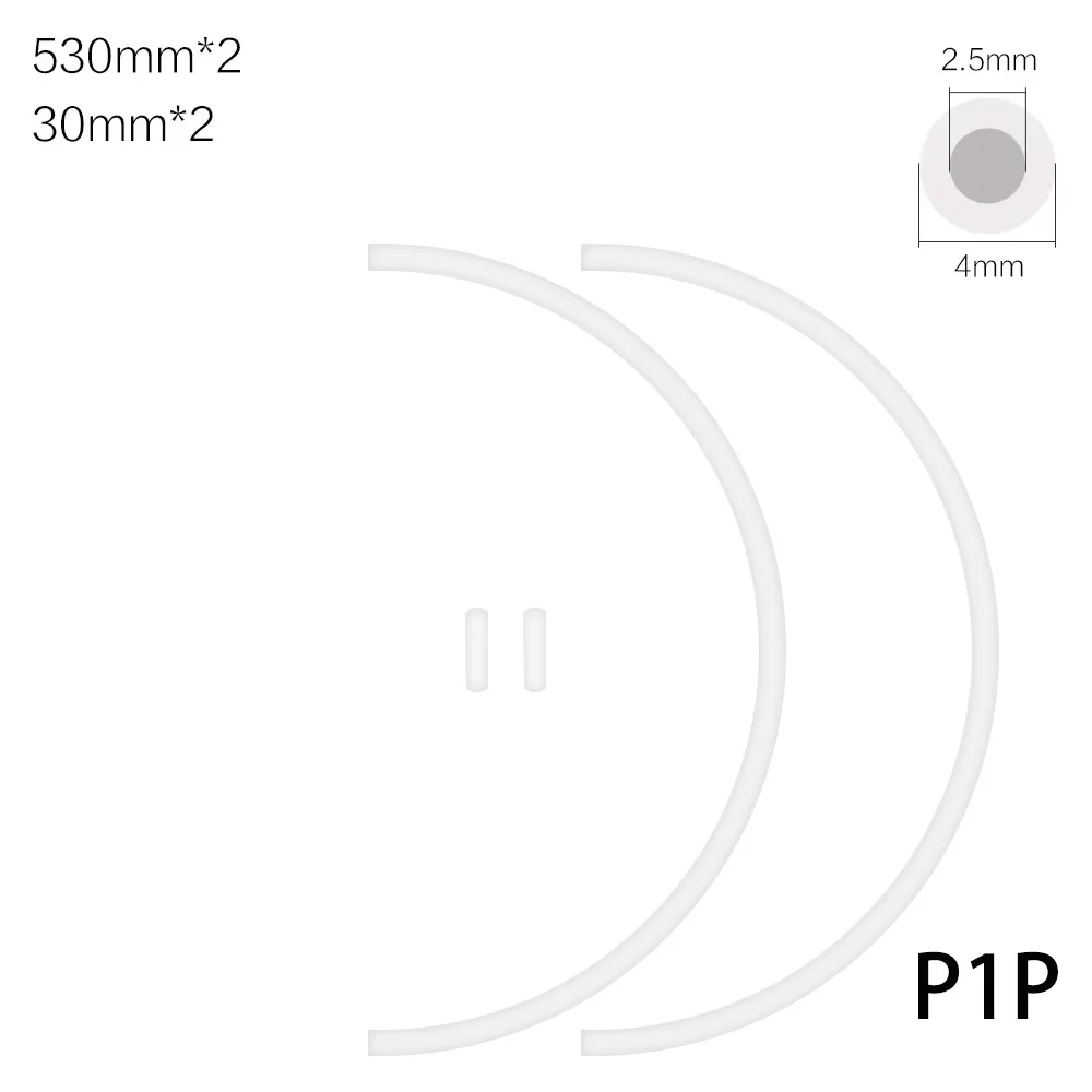 High-Precision 2.5mm ID x 4mm OD PTFE Tube for Direct Drive Extruder 3D Printers