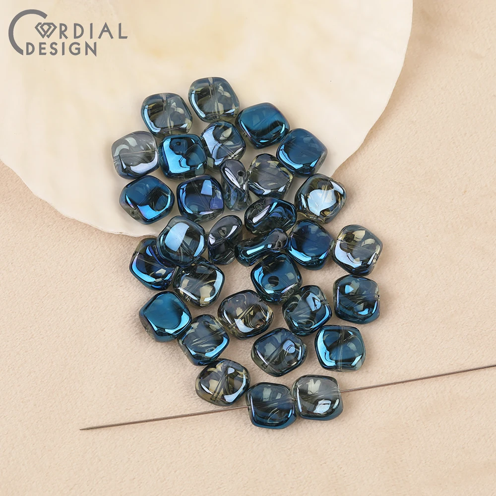 Cordial Design 11*11MM 300pcs DIY Glass Bead/Geometry Shape/Hand Made/Aurora Effect/Beads Making/Jewelry Findings & Components 37 Cordial Design 11*11MM 300pcs DIY Glass Bead/Geometry Shape/Hand Made/Aurora Effect/Beads Making/Jewelry Findings & Components - cordial