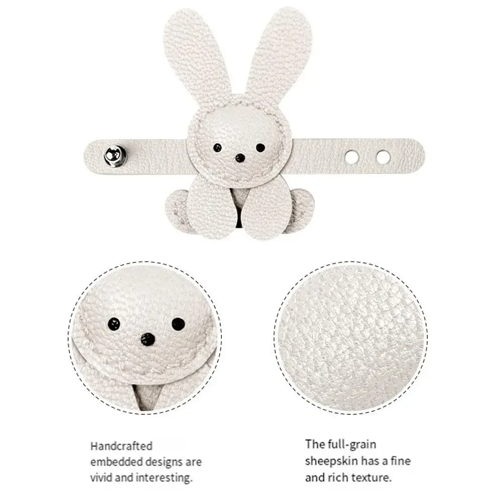 New Little White Rabbit Bags Charm Cute White Pendant Bag Decoration Accessory Handmade Adjustable Cute Bunny Bags Pendant Decor