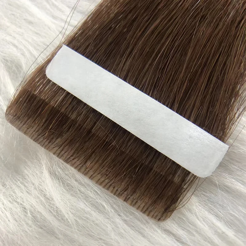 INVISIBLE Tape Straight Tape In Human Hair Extensions PU Skin Weft Remy Double Sided Adhesive Skin Weft Hair Extensions