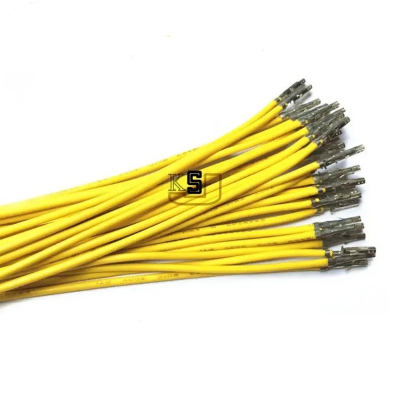 50 개/몫 UL1007 16AWG 18AWG 60cm ATX PCIe PSU EPS 여성-여성 압착 단자 핀 케이블 와이어