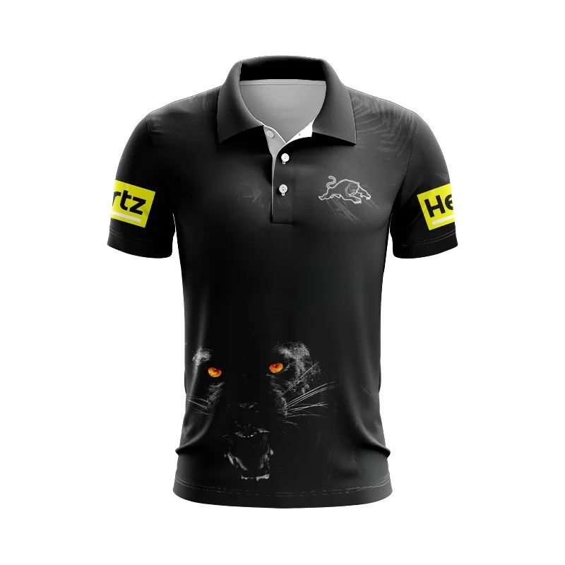 thumbnail image 1 of CAMISETA DE RUGBY ALTERNATIVA PARA HOMBRE POLO PENRITH PANTHERS 2024 (Nombre y número personalizados), 1 of 5