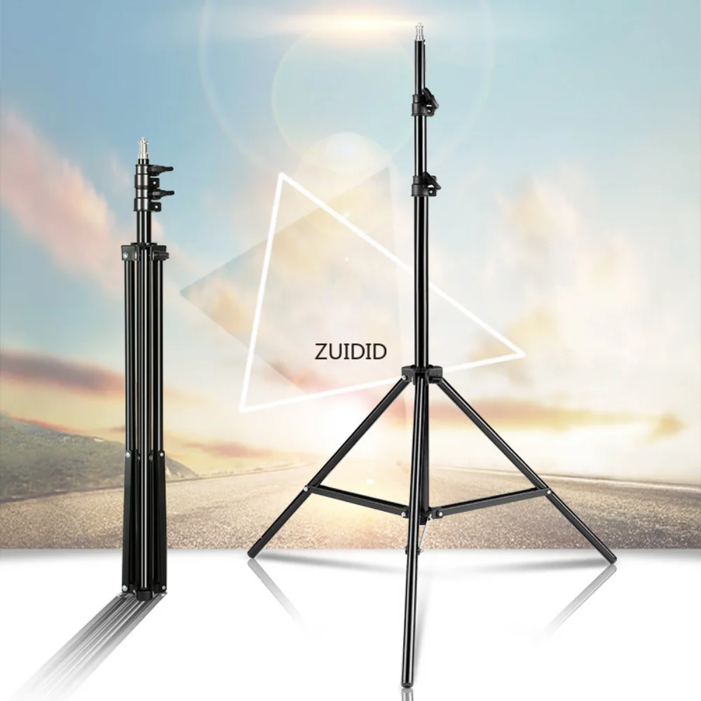 50/120/160cm Lighting Stand Fill Light Stand Tripod Suit Ring Light 1/4 Screw Ring Lamp Softbox Ringlight light stand photographic light stand