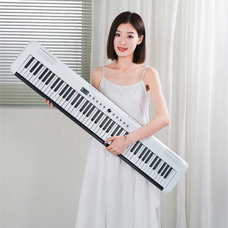 

2023 Hot Student and Beginners 88 Keys Toy Piano Portable 88keys Piano Electronic Organ Keyboard Instrument for Children