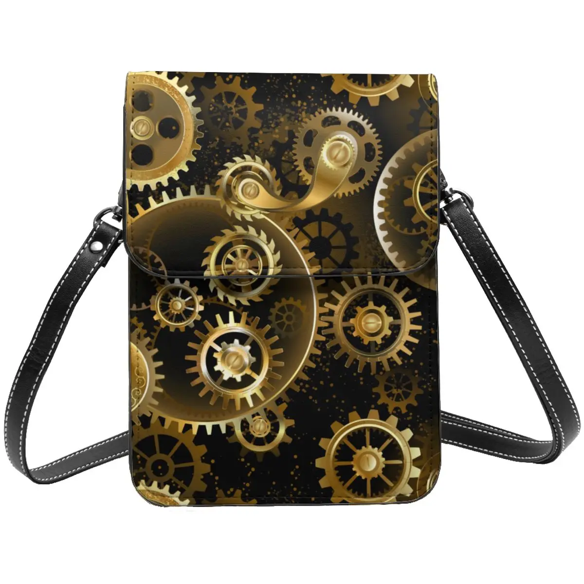 Steampunk bag, Long Leather Wallet, Steampunk Gift by oilprint on DeviantArt