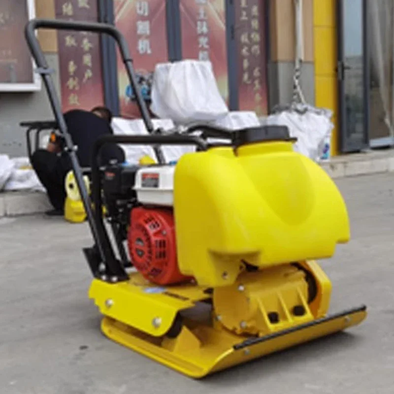 Gasoline Plate Compactor Small Compaction Plate Compactor Asphalt Road Backfill Soil Vibration Plate Compactor Power Tools 5500W 4