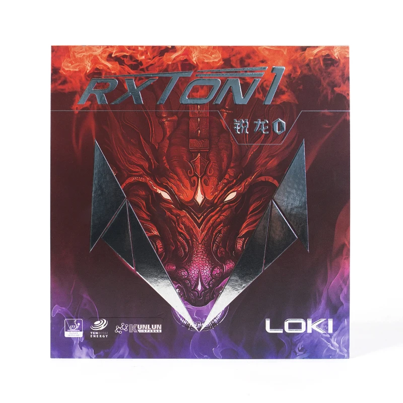 LOKI RXTON 1 특별 생산 탁구 고무 케이크 스폰지 강력한 탄성 스폰지가있는 고점도 탁구 고무