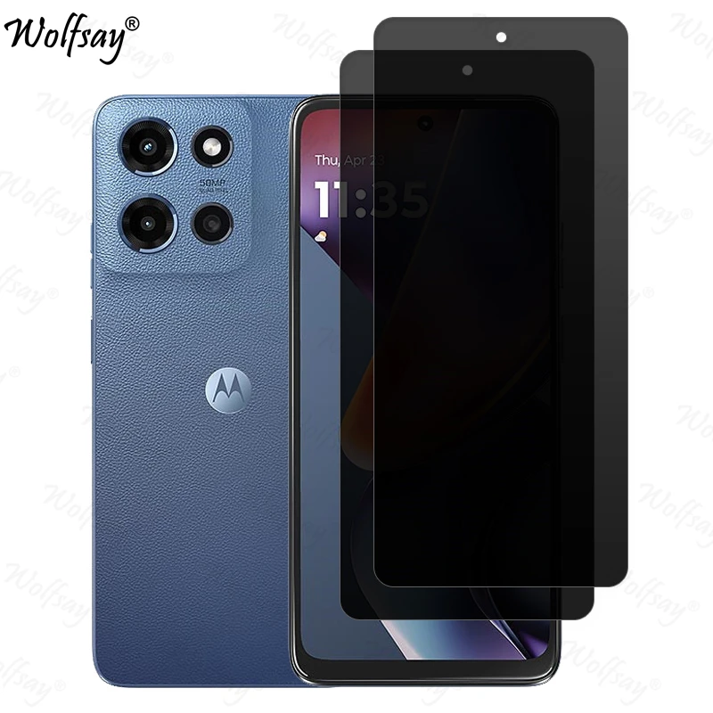 Privacy Shield Anti-Spy Tempered Glass Screen Protector - Full Cover Glass