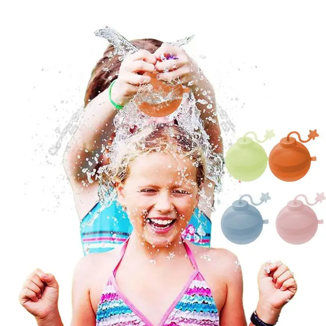 Swimming Pool Water Balloon Funny Flexible Reusable Silicone Summer Water Fighting Ball Games Toy Beach 1