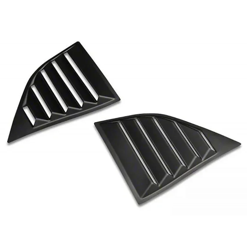 Car Rear Louver Window Side Shutter Cover Trim Sticker Vent Scoop ABS Carbon Fiber Style for Dodge Challenger 2015-car rear window cover,car side window louver