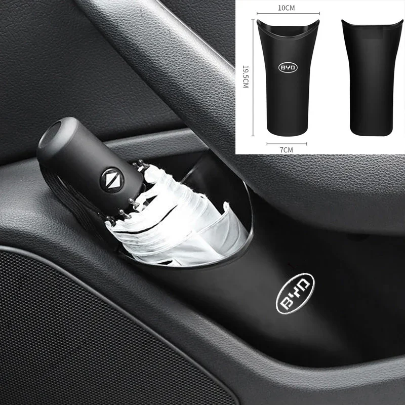 Multifunctional Car Water-proof Umbrella Set Storage Bucket for BYD Qin Tang Song Yuan L3 F6 S8 M6 F3R S7 G3 E5 Surui Inner Trim