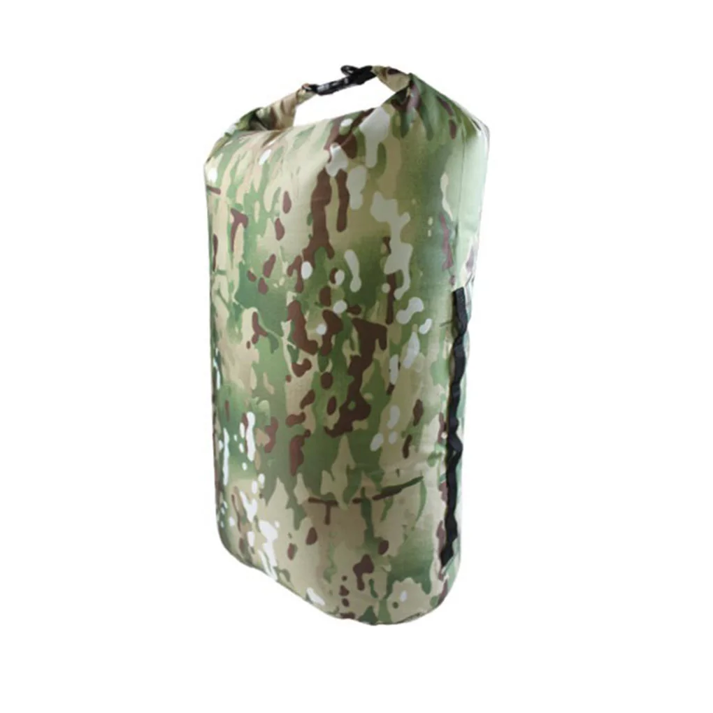 

Foldable Backpack Dry Bag Waterproof Sack Multipurpose Great Sealing Boating Equipment Kayaking Supplies Camouflage M 10L