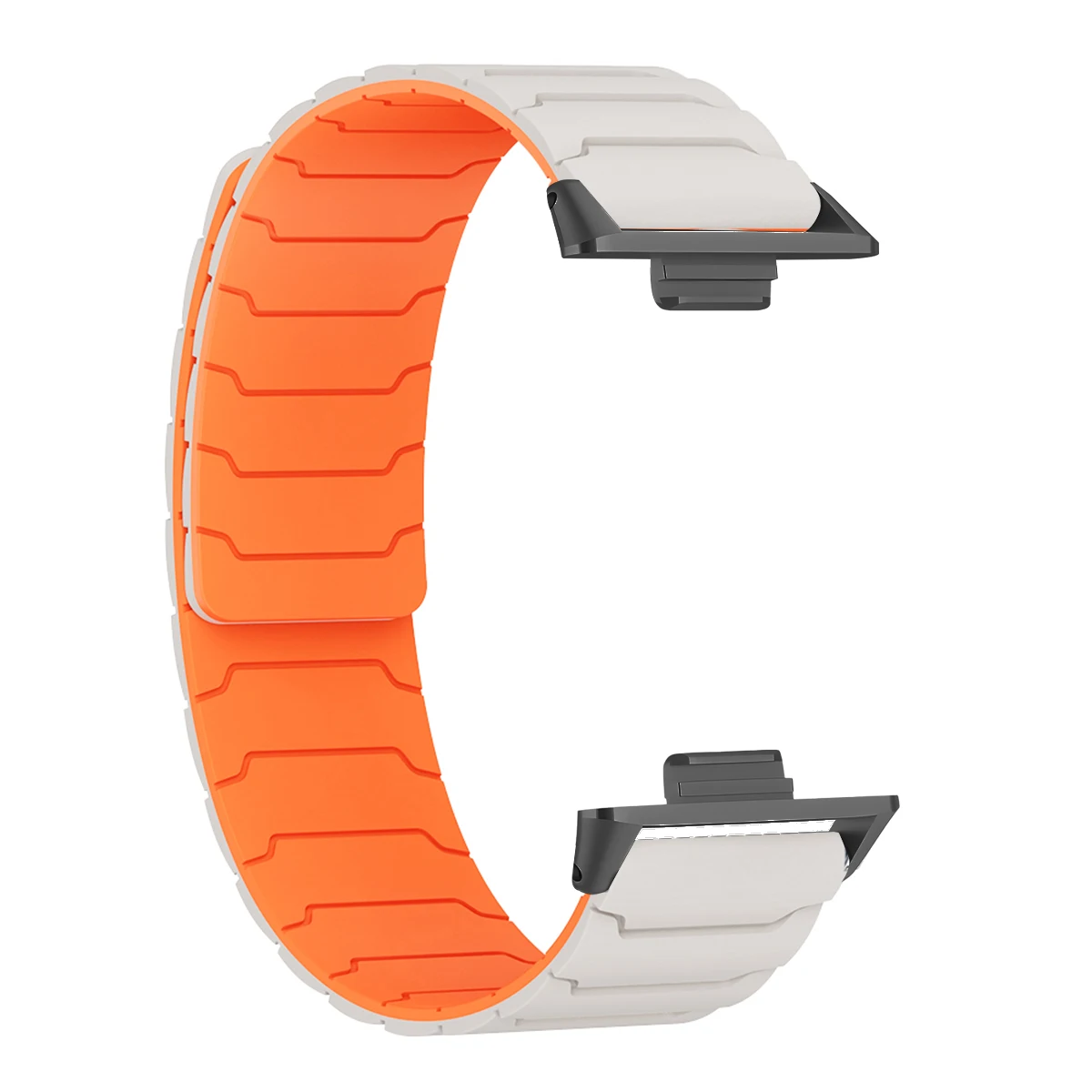 ตัวเลือกสินค้า สายซิลิโคนแม่เหล็กสำหรับ Mi Band 9 Pro 8 Pro รัดข้อมือระบายอากาศได้