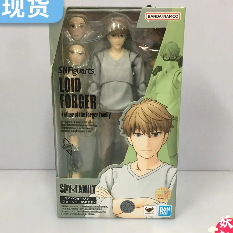 

Anime Figure Finished Bandai Shf S.h.figurats Spy Family Loid Forger Father Of The Forger Family Model Kit Toy Gift For Kid