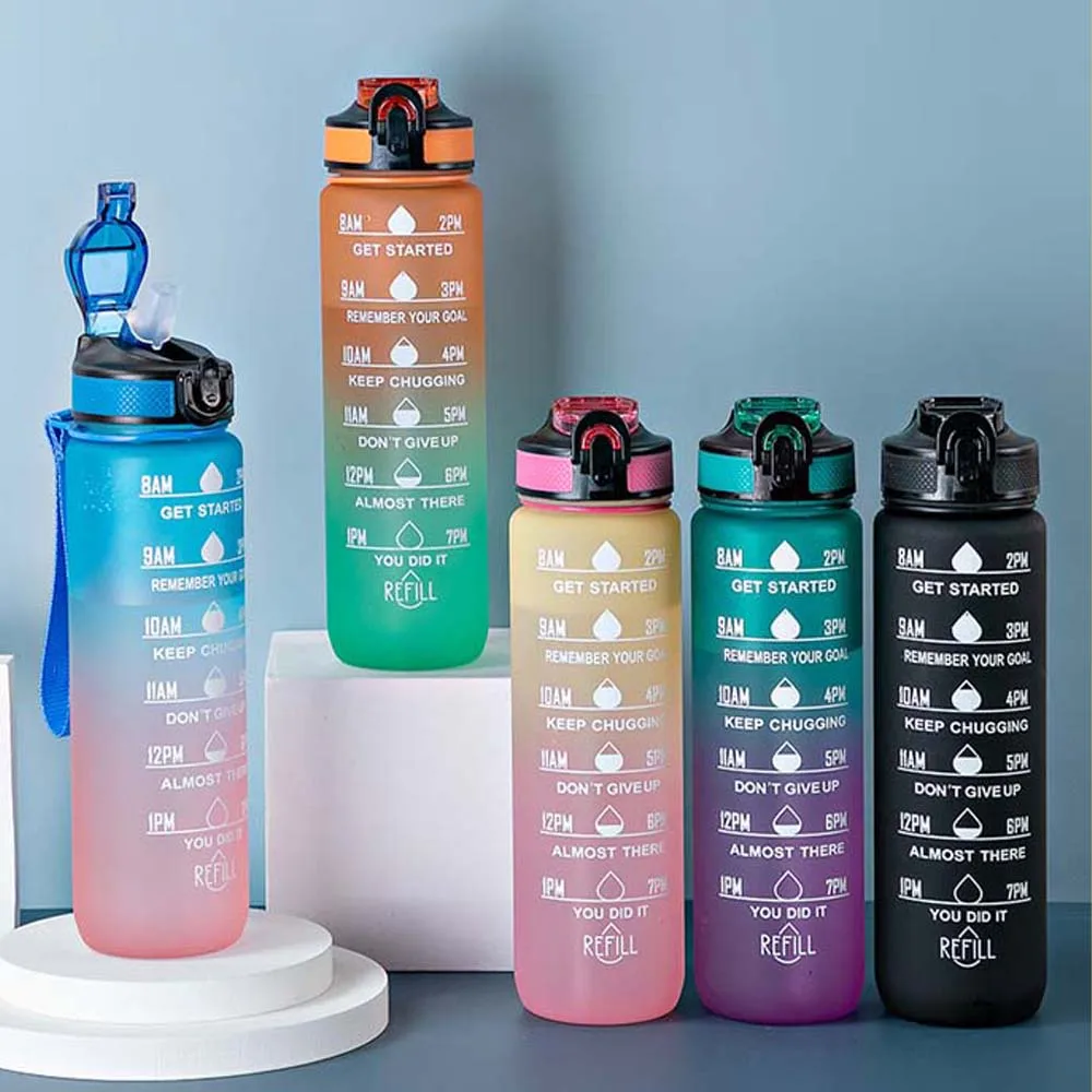 1-Liter-Water-Bottle-Change-Color-Sport-Water-Bottle-Leakproof-Bottles ...