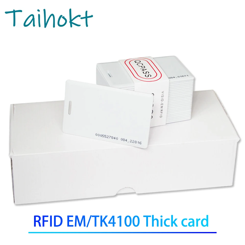 

5/10pcs Em4100 Smart Chip ID Card Tk4100 Authorization Badge 125khz Read Only Token Rfid 1.8mm Access Control Proximity Tag