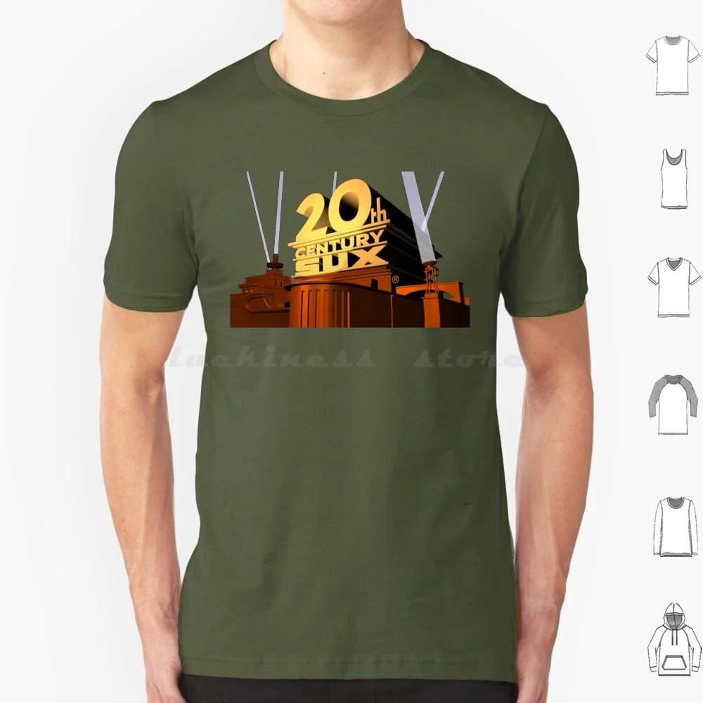 20Th Century Sux T Shirt Big Size 100% Cotone 20Th Century Fox World War 1 World War 2 Sux Sucks Bomba Atomica