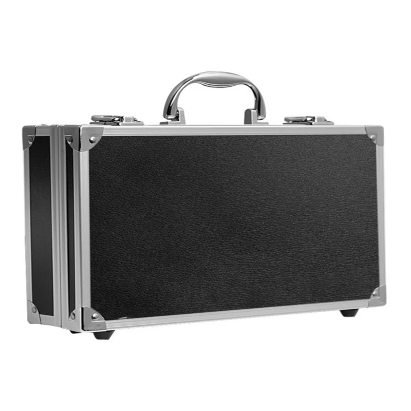 Tool Box Aluminum Alloy Portable Instrument File Hardware Storage With Sponge