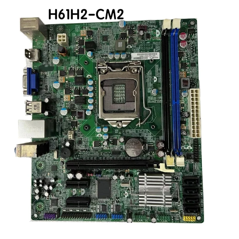 Per Tsinghua Tong Fang H61H2-Cm2 Scheda Madre H61H2-Cm2 V:1.0 Lga 1155 Scheda Madre Ddr3 Testata Al 100% Ok Completamente Funzionante Spedizione Gratu