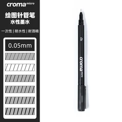 Micro Fineliner Art Calligraphy Pen for Drawing and Sketching with Waterproof Ink (1pc Black  0.05)