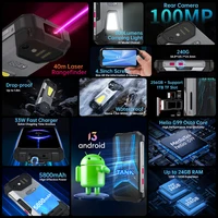 Spain Warehouse 8849 Tank Mini Unihertz Rugged smartphones 4.3" Display Android 13 Helio G99 24GB 256GB 100MP Cameras 5800mAh 2