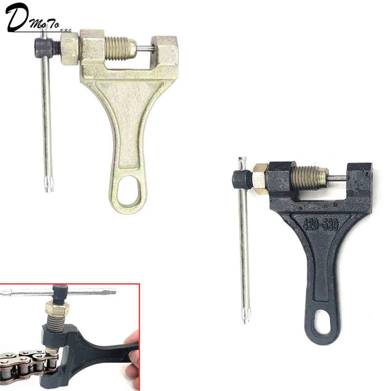 Chain Breaker #428 520 525 528 530 and T8F and 25H Chain Tool Motorcycle Bicycle ATV Black Free Shipping