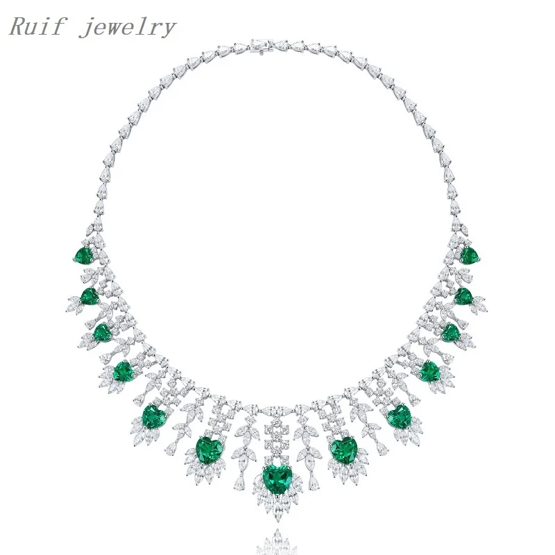 Роскошное колье Ruif из серебра