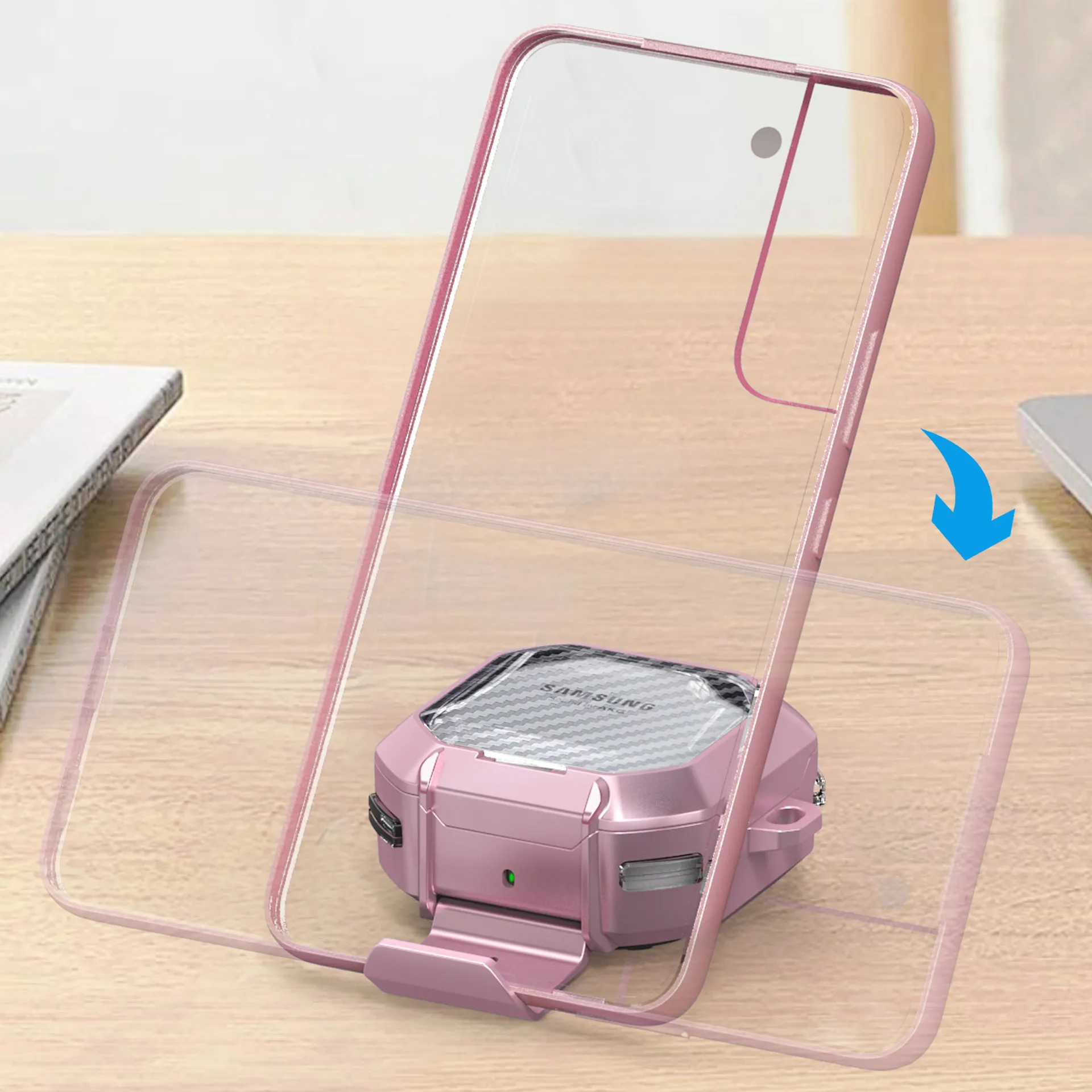 Transparent Earphone Cover with Hook