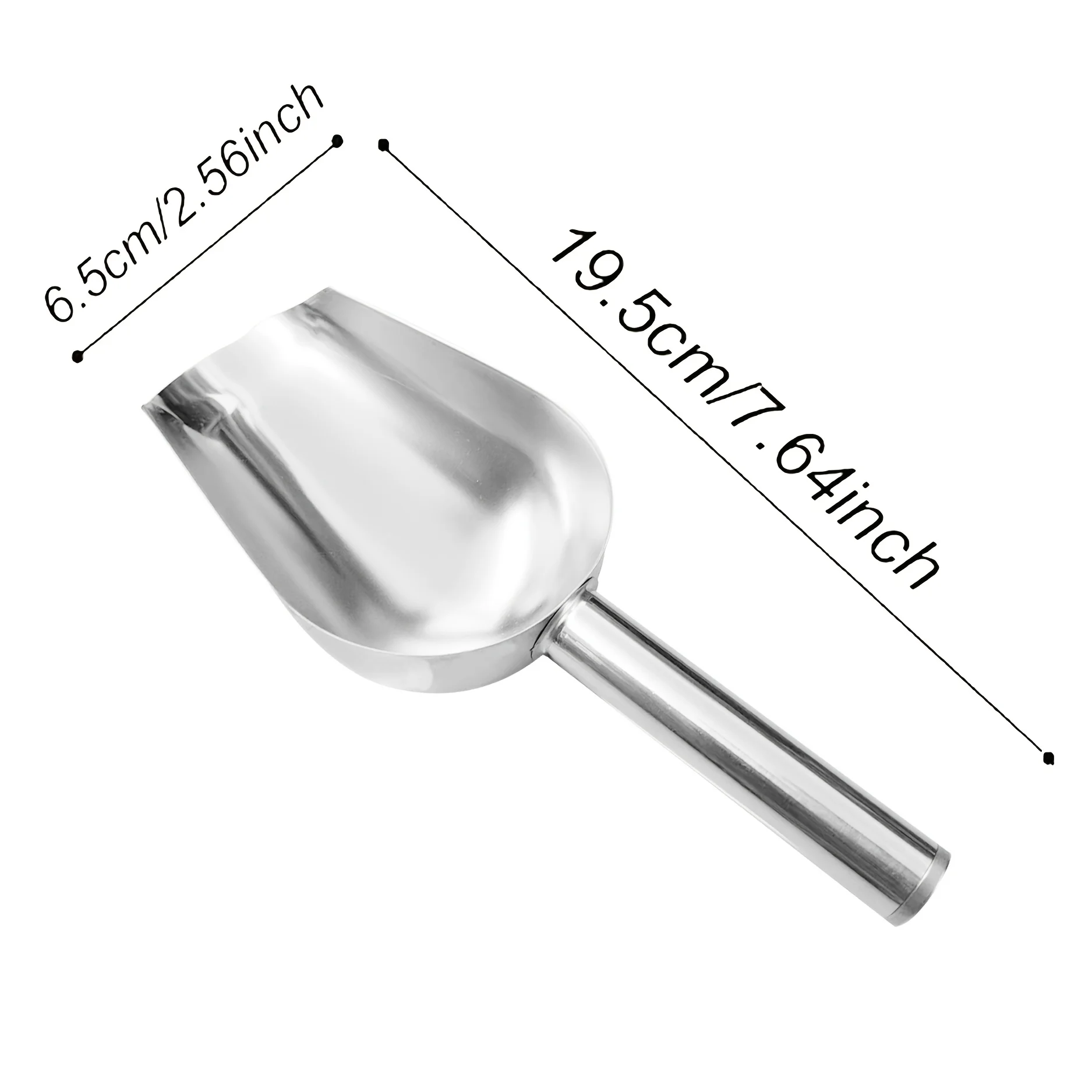 Stainless Steel Scoop Set 4