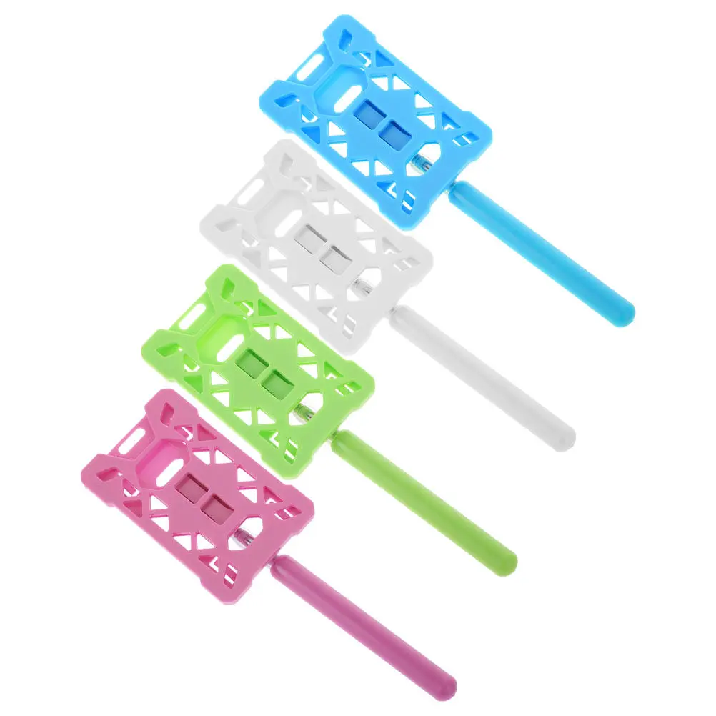 4Pcs 텔레스코픽 카드 스와이핑 막대 차량 주차 액세스 제어 도구 내구성이 뛰어난 인체 공학적 그립 간편한 사용 다기능