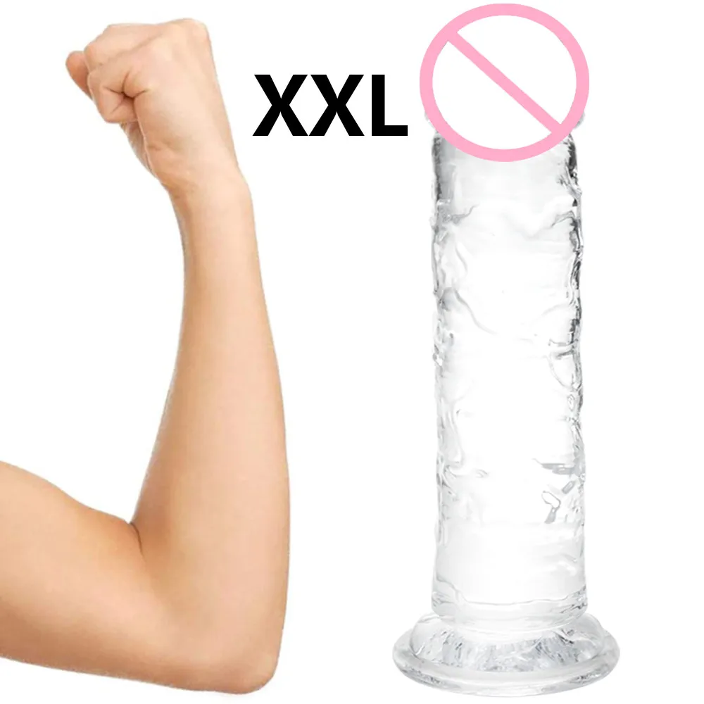 Sex Toys Soft Jelly Women&rsquo;s Dildo Suction Cup Anal Realistic Penis Sex Toys Female Masturbator Dildos G-spot Orgasm Butt Plug